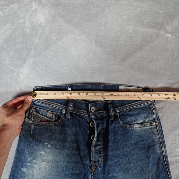 Diesel Men's Skinny Jeans - Blue - Picture 12 of 15